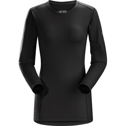 Arcteryx Phase AR Crew Long Sleeve - Womens-Black-Small