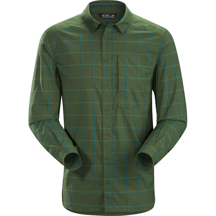 Arc'teryx Riel Shirt with Long Sleeve - Men's, Loggerhead, Medium, 372762