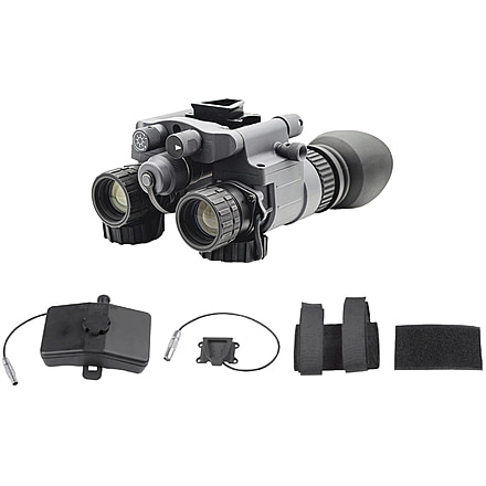 Armasight BNVD-40 Go Kit, Night Vision Binoculars w/ Battery Pack, Gen 3 Ghost White Phosphor IIT, 40 Degree FOV, Gray, Gray, NSGNYX15M4G9DBB2