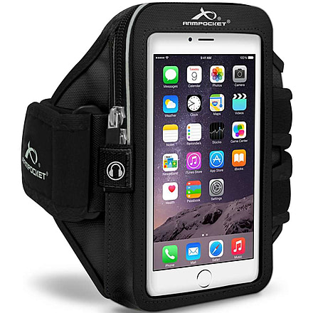Armpocket Mega i-40 Plus Armband Case-Black-Medium