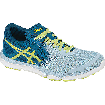 33-DFA Road Running Shoe - Womens-Blue/Lime/Mosaic Blue-Medium-7.5