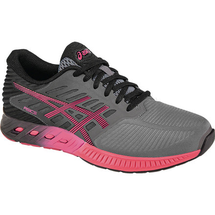 FuzeX Road Running Shoe - Womens-Titanium/Azalea/Black-Medium-6.5