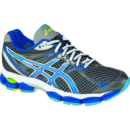 Asics Gel-Cumulus 14 Road Running Shoe - Women's-Storm/Blue/Auqa-10 US