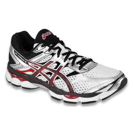 Asics Gel-Cumulus 16 Road Running Shoe - Men's-White/Black/Red-Medium-11.5 US