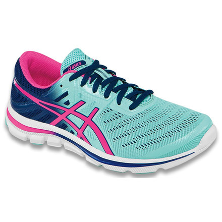 Asics Gel-Electro33 Road Running Shoe - Women's-Ice Blue/Hot Pink/Navy-Medium-7.5 US