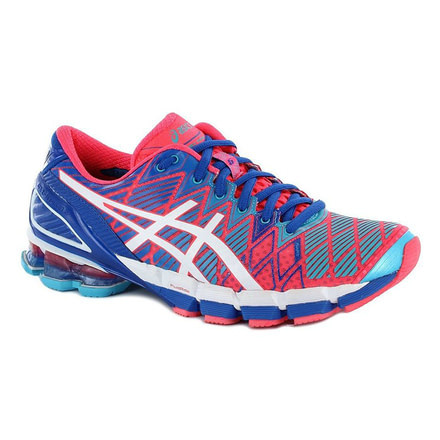 Asics Gel-Kinsei 5 Road Running Shoe - Women's-Punch/White/Royal-Medium-10 US