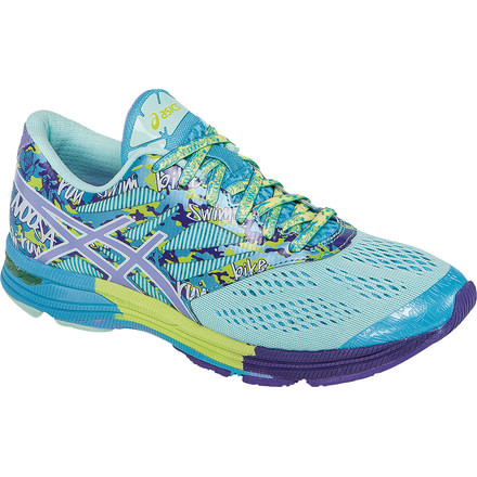 Asics Gel-Noosa Tri 10 Road Running Shoe - Womens-Mint/Lavendar/Turquoise-Medium-6 US