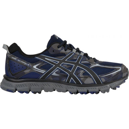 Asics Gel-Scram 3 Trail Running Shoe - Men's-Indigo Blue-Medium-8