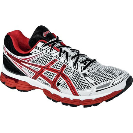 Asics GT 3000 Road Running - Men's-White/Red/Black-Medium-12.5