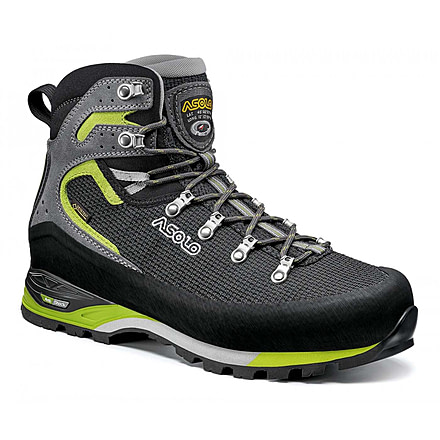 Asolo Corax GV Boots - Mens, Black/Green Lime, 12, A12038-561-120