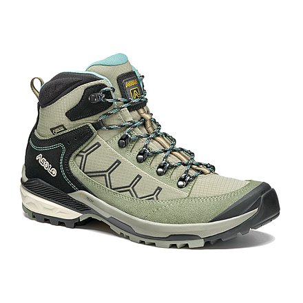 Asolo Falcon EVO GV ML Hiking Boots - Womens, Dry Weeds/Aqua Green, 9.5, A40063-112-095