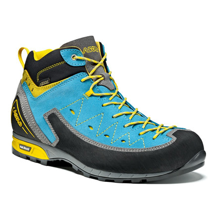 Asolo MAGNUM GV Approach Shoe - Womens, Donkey/Cyan Blue, 10, A12031 0065200100