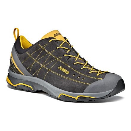 Asolo Nucleon GV Hiking Boots - Men's, Graphite/Yellow, Medium, 10.5, A40012-0014700105