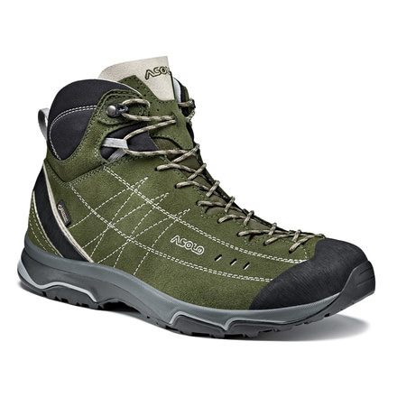 Asolo Nucleon Mid GV Hiking Boots - Men's, Rifle Green/Silver, Medium, 11, A40028-0075000110