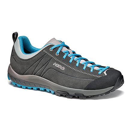 Asolo Space GV ML Boots - Womens, Graphite/Cyan Blue, 8, A40505-873-080