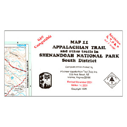 At Map Shenandoah South, A.t.c., Publisher - Ap Trail Conservancy