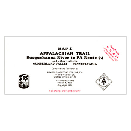 At Pa Map Cumberland Valley, A.t.c., Publisher - Ap Trail Conservancy
