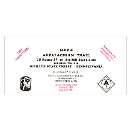 At Pa Map Southern Pa, A.t.c., Publisher - Ap Trail Conservancy