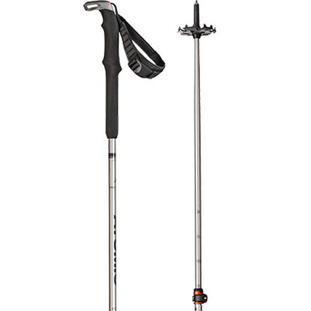 Atomic BCT Touring SQS Ski Poles, Silver/Grey, AJ5005460001