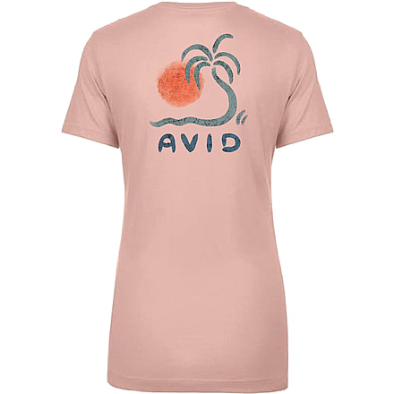 AVID Sportswear Island Queen T-Shirt - Womens, Desert Pink, Extra Small, WT12301DPKXS