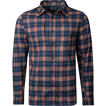 AVID Sportswear Newport Flannel Shirt - Mens, Abyss, Extra Large, MV32401ABYXL