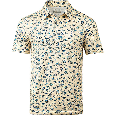 AVID Sportswear Offshore Pacifico Polo - Mens, Bone, Extra Large, MK32414BONXL