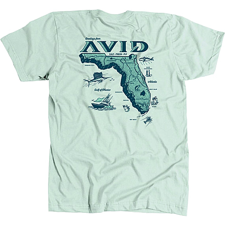 AVID Sportswear Peninsula T-Shirt - Mens, Seafoam, Medium, MT32301SFMMD