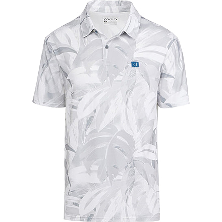 AVID Sportswear Sanibel Pacifico Performance Polo - Mens, White, Small/Medium, MK12421WHTSM