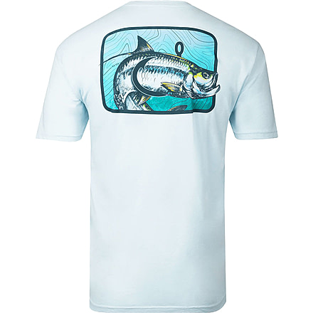 AVID Sportswear Scaled Icon T-Shirt - Mens, Seafoam, Medium, MT32416SFMMD
