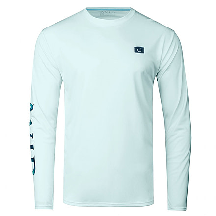 AVID Sportswear Slammed Avidry Long Sleeve Shirt - Mens, Seafoam, 2XL, MK12426SFM2X