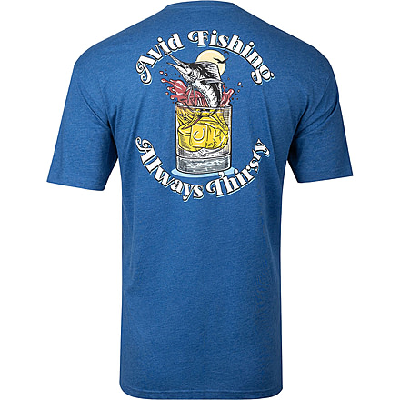 AVID Sportswear Still Thirsty T-Shirt - Mens, Heather Blue, Extra Large, MT12410HBUXL