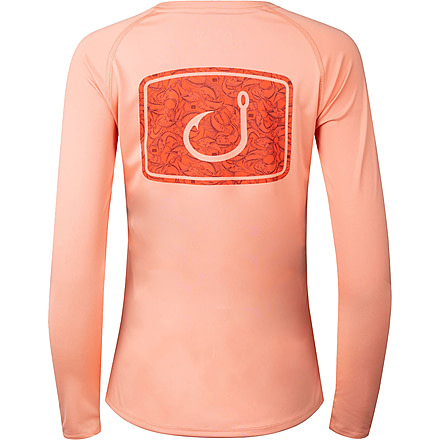 AVID Sportswear Trophy Fish Avidry Long Sleeve Shirt - Womens, Guava, Medium, WK32408GUAMD