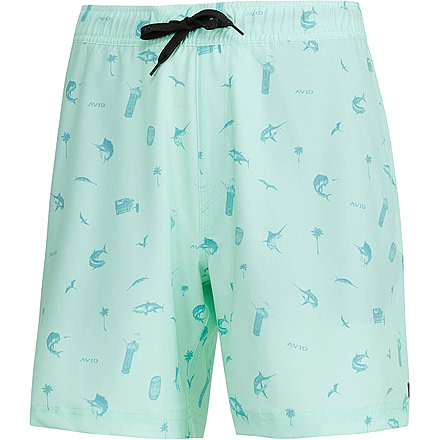 AVID Sportswear Westwinds Volley Shorts - Mens, Seafoam, Small/Medium, MS12405SFMSM