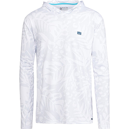 AVID Sportswear Wish Bone Kinetic Avidry Hoodie - Mens, White, Medium, MK12403WHTMD
