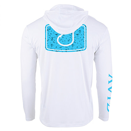 AVID Sportswear Youth Tradewinds Kinetic Avidry Long Sleeve Shirt - Boys, White, Extra Large, YK32309WHTXL