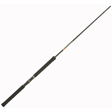 B'n'M Buck's Graphite Jig Fishing Pole, 10ft, 2 Pieces, Black, BGJP102n