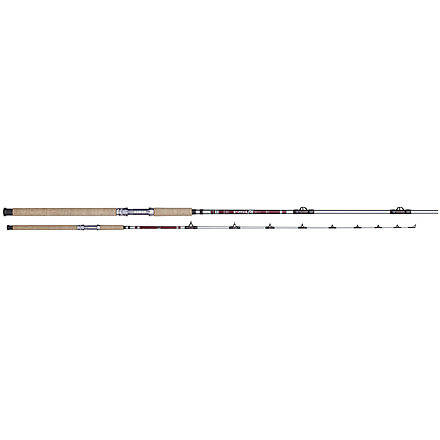 B'n'M Silver Cat Magnum Catfish Rod, 1 Piece, Medium-Heavy, 1oz-2lb, Lures, 8+Tip Steel Guides, Cork Handle, 25-50lb Line, 7'6", MAG75Cn