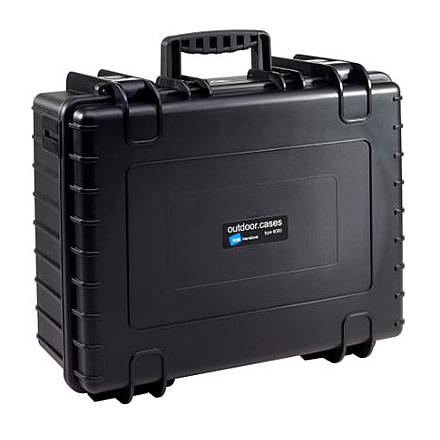 B&amp;W International Type 6000 Black Outdoor Case With Custom DJi2 Phantom Custom Insert, Black, Medium 6000/B/DJI2