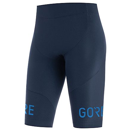 GOREWEAR C7 Womens Long Distance Cycling Short Tights+ in Orbit Blue Large 12-14 Form fit Windproof 12747310, 100565-AU00-42