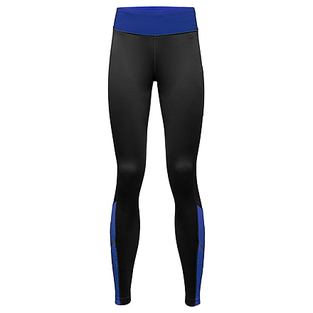 GOREWEAR R3 Womens Thermo Running Tights in Black/Ultramarine Blue Medium 8-10 Slim fit A1FAF70B, 100535-99BL-40