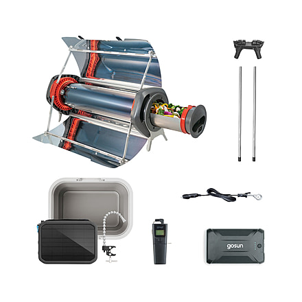 GoSun Gosun Fusion + Flow Pro - Solar Heated Camp Shower &amp; Water Purifier 5BB36D71, BFPB1400