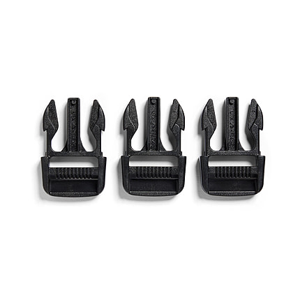 Chrome Industries 1in Dual Adjust Male Buckle Pack, Black, One Size, AC-221-BK-NA-NA