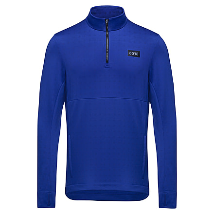 GOREWEAR Everyday Thermo 1/4-Zip Mens in Ultramarine Blue Small Regular fit BE843542, 100939-BL00-M