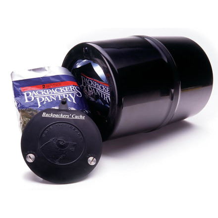 Backpackers Cache Bear-Resistant Container-Black