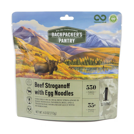 Backpackers Pantry Beef Stroganoff, 1 Serving, 101720