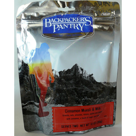 Backpackers Pantry Cinnamon Muesli &amp; Milk - 2 Servings