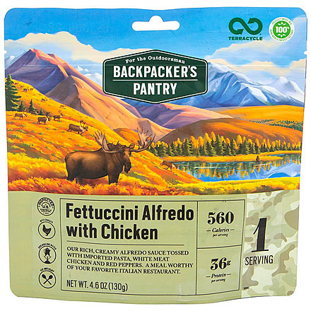Backpackers Pantry Fettuccini Alfredo w/Chicken, 101710