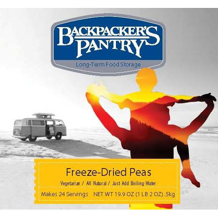 Backpackers Pantry Freeze Dried Peas - Bulk