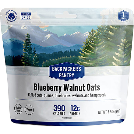 Backpackers Pantry Hot Blueberry, Walnut, Oats and Quinoa Cereal, 1 Serving, 101070