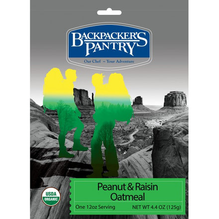 Backpackers Pantry Organic Peanut &amp; Raisin Oatmeal - Single Serving